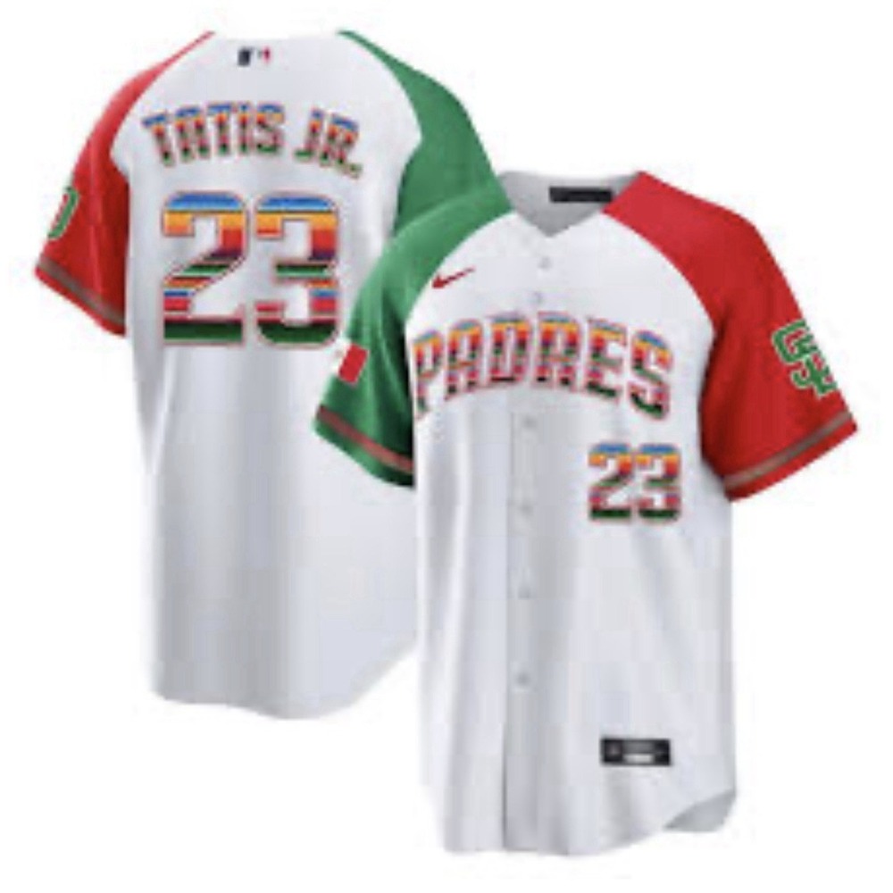 Nike San Diego Padres Fernando Tatis Jr #23 Serape Mexico Jersey MLB Men's sz 3X